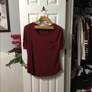 Merlot colored Tee